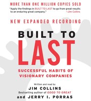 Built To Last Cd: Successful Habits Of Visionary Companies