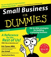 Small Business For Dummies 2nd Ed. Cd
