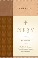 Nrsv, Standard Bible With Apocrypha, Hardcover, Tan/brown: The Bible For Everyone: Trusted, Accurate, Readable