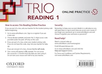 Trio Reading: Level 1 Online Students Access Card Pack