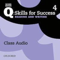 Q: Skills for Success: Level 4 Reading and Writing Class Audio CD (x3)