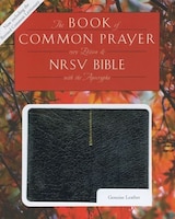 1979 Book of Common Prayer (RCL edition) and the New Revised Standard Version Bible with Apocrypha, genuine leather black, 9634AP