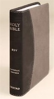 The Revised Standard Version Catholic Bible: Compact Edition, Pacific Duvelle Black/Grey