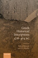 Greek Historical Inscriptions 478-404 Bc