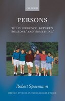 Persons: The Difference between `Someone' and `Something'