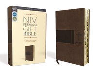 Niv, Premium Gift Bible, Leathersoft, Brown, Red Letter, Thumb Indexed, Comfort Print: The Perfect Bible For Any Gift-giving Occas