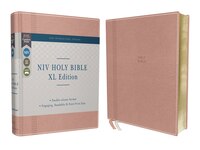 Niv, Holy Bible, Xl Edition, Leathersoft, Pink, Comfort Print