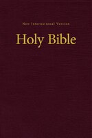 Niv, Value Pew And Worship Bible, Hardcover, Burgundy