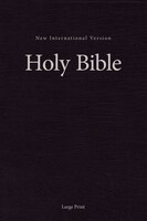 Niv, Pew And Worship Bible, Large Print, Hardcover, Black, Comfort Print