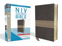 Niv, Thinline Bible, Large Print, Leathersoft, Brown/tan, Red Letter, Comfort Print