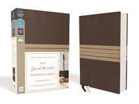 Niv, Journal The Word Reference Bible, Leathersoft, Brown/tan, Red Letter, Comfort Print: Let Scripture Explain Scripture. Reflect