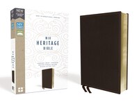 Niv, Heritage Bible, Deluxe Single-column, Leathersoft, Brown, Comfort Print