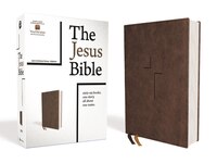 The Jesus Bible, Niv Edition, Leathersoft, Brown, Comfort Print