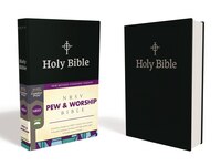 Nrsv, Pew And Worship Bible, Hardcover, Black, Comfort Print