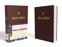 Nrsv, Pew And Worship Bible, Hardcover, Burgundy, Comfort Print