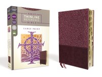 Nrsv, Thinline Reference Bible, Large Print, Leathersoft, Burgundy, Thumb Indexed, Comfort Print