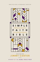 Nrsv, Simple Faith Bible, Hardcover, Comfort Print: Following Jesus Into A Life Of Peace, Compassion, And Wholeness