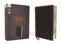 Nasb, Thinline Bible, Leathersoft, Black, Red Letter, 2020 Text, Comfort Print