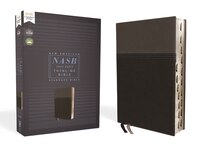 Nasb, Thinline Bible, Leathersoft, Black, Red Letter, 1995 Text, Thumb Indexed, Comfort Print