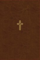 Nasb, Thinline Bible, Giant Print, Leathersoft, Brown, Red Letter, 1995 Text, Thumb Indexed, Comfort Print