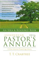 The Zondervan 2016 Pastor's Annual: An Idea And Resource Book