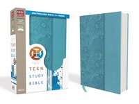 Nkjv, Teen Study Bible, Leathersoft, Blue