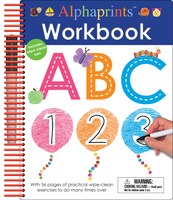 Alphaprints: Wipe Clean Workbook ABC - (Wipe Clean Activity Books) by Roger Priddy (Spiral Bound)