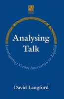 Analysing Talk: Investigating Verbal Interaction In English