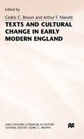 Texts And Cultural Change In Early Modern England