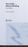 Very Little ... Almost Nothing: Death, Philosophy And Literature