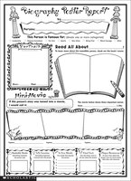 Instant Personal Poster Sets: Biography Report: 30 Big Write-and-Read Learning Posters Ready for Kids to Personalize and Display W