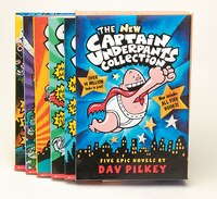 The New Captain Underpants Collection Books 1-5 (Box Set): Books 1-5