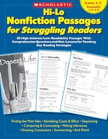 Hi-Lo Nonfiction Passages for Struggling Readers: 80 High-Interest/Low-Readability Passages With Comprehension Questions and Mini-