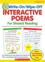 20 Write-on/Wipe-off Interactive Poems for Shared Reading: Fun Poems on the Topics You Teach to Fill in and Read with Young Learne