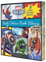 Marvel Little Golden Book Library (marvel Super Heroes): Spider-man; Hulk; Iron Man; Captain America; The Avengers