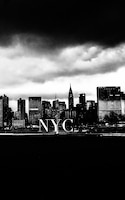 Iconic Manhattan Skyline  Night Writing  Draawing Journal