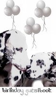 Dalmatian Birthday Guest Book