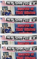 Bill Clinton Blue Dress  Painting New York Post Artist Skecthbook