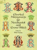 Charted Monograms For Needlepoint And Cross-stitch