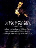 Great Romantic Violin Concertos In Full Score