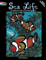Sea Life Stained Glass Coloring Book