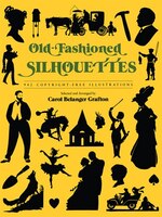 Old-fashioned Silhouettes: 942 Copyright-free Illustrations