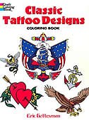 Classic Tattoo Designs Coloring Book