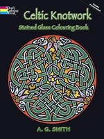 Celtic Knotwork Stained Glass Colouring Book