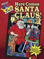 3-D Coloring Book--Here Comes Santa Claus!