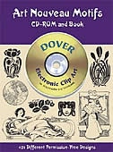 Art Nouveau Motifs CD-ROM and Book [With CDROM]