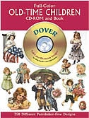 FULL-COLOR OLD-TIME CHILDREN CD-ROM AND BOOK