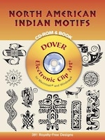 North American Indian Motifs Cd-rom And Book