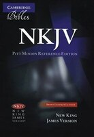 Nkjv Pitt Minion Reference Bible, Brown Goatskin Leather, Red-letter Text, Nk446xr
