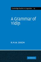 A Grammar of Yidin